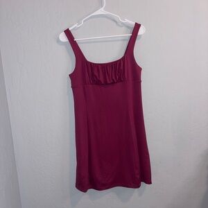 SO Vibrant Dark Pink Tank Top Dress